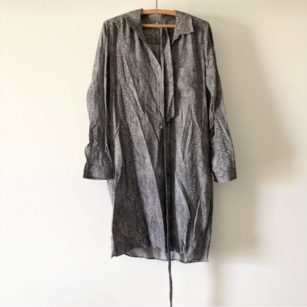 Three‎ Dots Casual Shirt Button Down Dress Size S